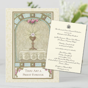 Invitación Aniversario de la Ordenación del Sacerdote Católic