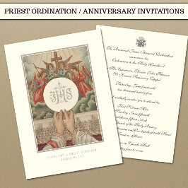Invitación Aniversario de la Ordenación del Sacerdote Católic