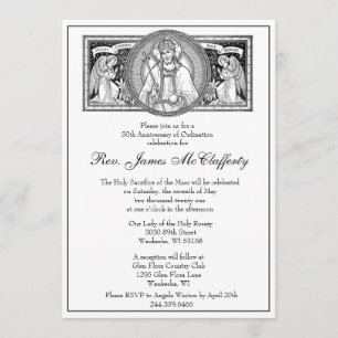 Invitación Aniversario de la Ordenación del Sacerdote Católic