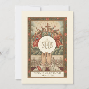 Invitación Aniversario de la Ordenación del Sacerdote Católic