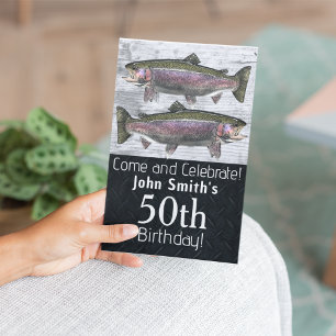 Invitación Aniversario de la pesca de trucha arco iris al air
