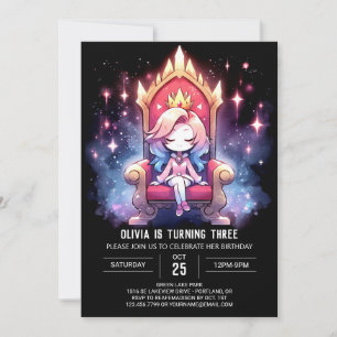 Invitación Aniversario de la Princesa Encantada de Sueño