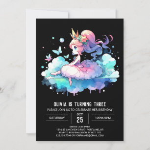 Invitación Aniversario de la Princesa Mágica del Castillo