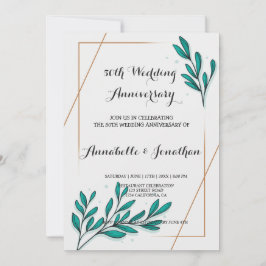 Invitación Aniversario de la salida del Relieve metalizado do