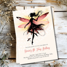 Aniversario de la silueta de Fairy con encanto