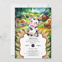 Aniversario de la vaca pequeña