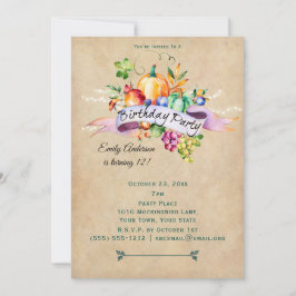 Invitación Aniversario de las Luces de la Cosecha de Otoño