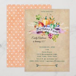 Invitación Aniversario de las Luces de la Cosecha de Otoño