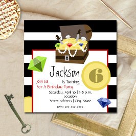 Invitación Aniversario de las Monedas de Chest y Joyas del Te