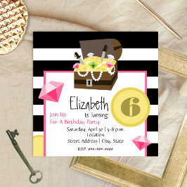 Invitación Aniversario de las Monedas de Chest y Joyas del Te