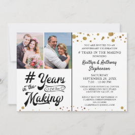 Invitación Aniversario de los AÑOS del Oro Negro en proceso