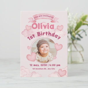 Invitación Aniversario de niños pequeños