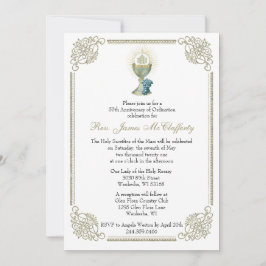 Invitación Aniversario de Oro de la Ordenación del Sacerdote