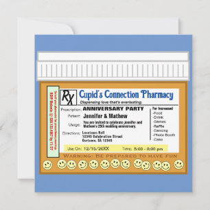 Invitación Aniversario de RX por diversión