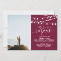 Aniversario del 40° Boda de fotos de Borgoña