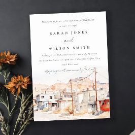 Invitación Aniversario del Boda del Fuego de la Ciudad de Tex