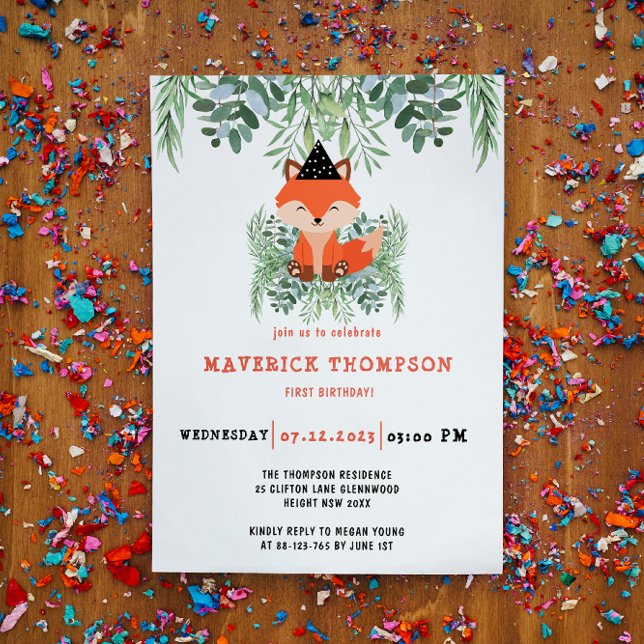 Invitación Aniversario del bosque de bosques de vegetación si (Subido por el creador)