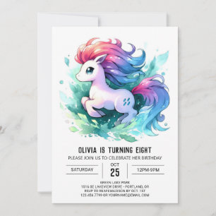Invitación Aniversario del Caballo de Niños Encantados