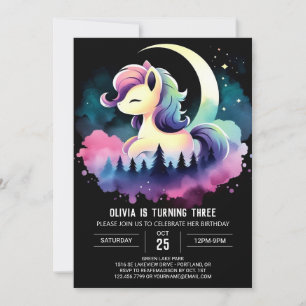 Invitación Aniversario del Caballo de Whimsical