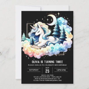 Invitación Aniversario del Caballo Infantil Cute