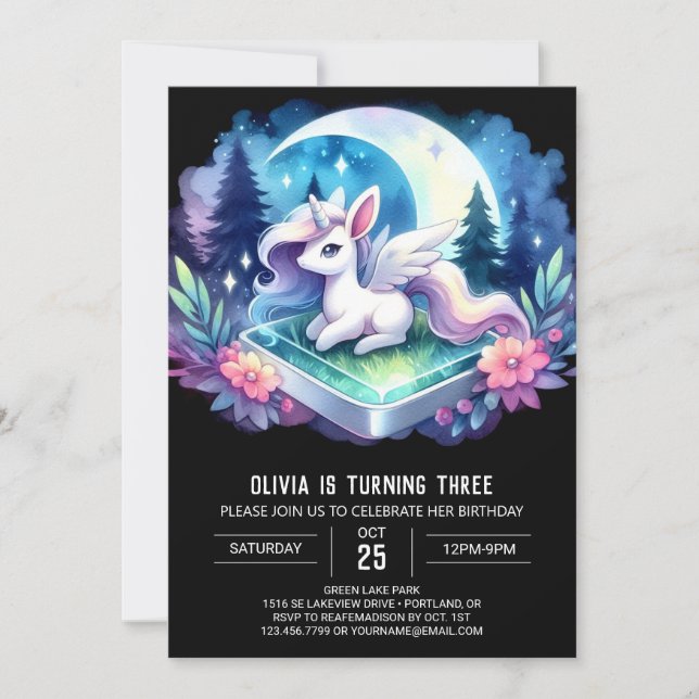 Invitación Aniversario del Caballo Sencillo (Anverso)