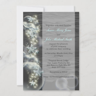 Invitación Aniversario del compromiso del boda gris azul