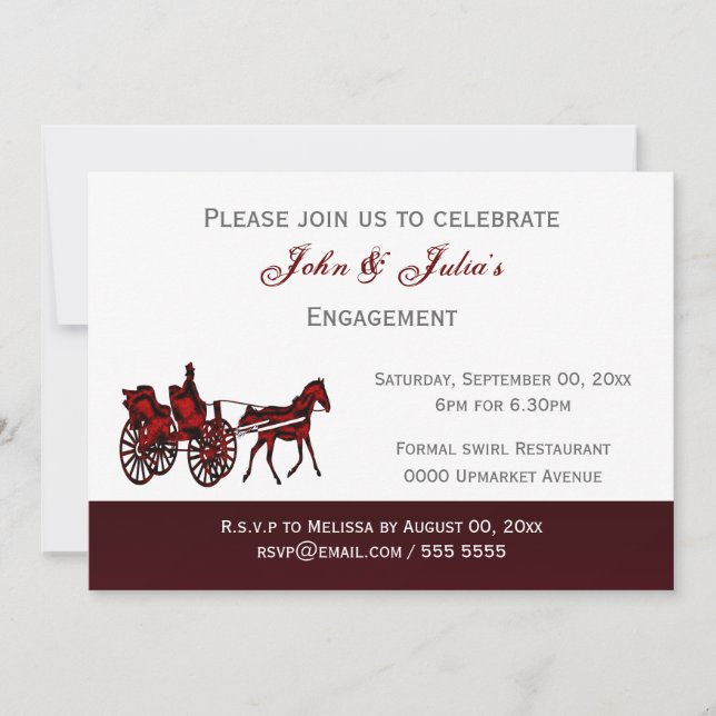Invitación Aniversario del compromiso formal del transporte d (Anverso)