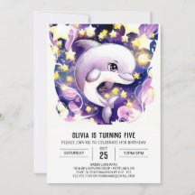 Aniversario del delfín de los niños mágicos náutic