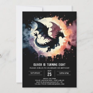 Invitación Aniversario del Dragón Pintado