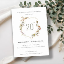 Aniversario del Escudo de flores silvestres Dusky