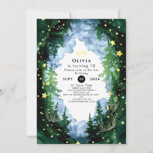 Invitación Aniversario del espléndido bosque encantado