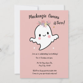 Invitación Aniversario del Fantasma Rosa