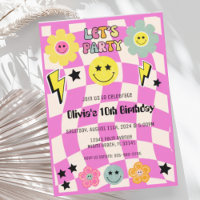 Aniversario del Fiesta de la cara feliz preppy Hot