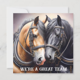 Invitación Aniversario del Gran Equipo de Cowboy y Cowgirl