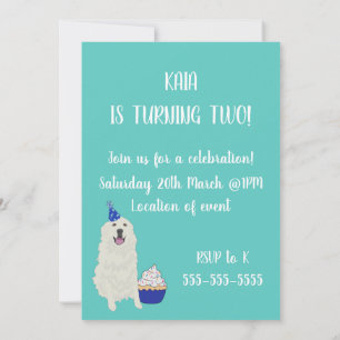 Invitación Aniversario del Gran personalizable de los Pirineo