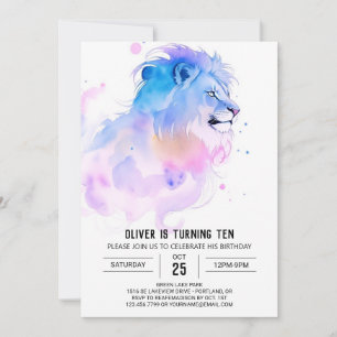 Invitación Aniversario del León Encantado por la genialidad