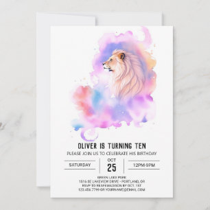 Invitación Aniversario del León Salvaje Encantado