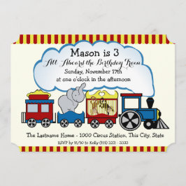 Invitación Aniversario del nacimiento de los niños del Circus