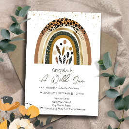 Invitación Aniversario del nacimiento de un niño de Boho