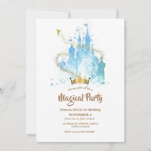 Invitación Aniversario del nacimiento del castillo de la prin