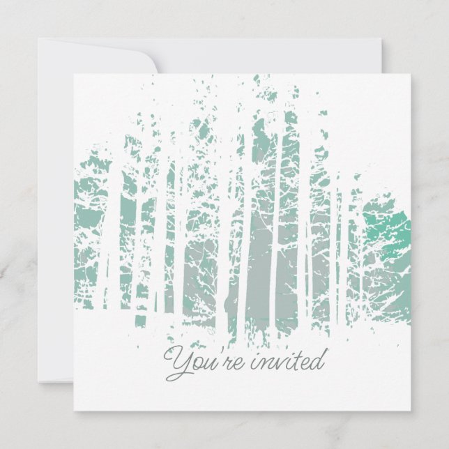 Invitación Aniversario del nacimiento del parque forestal For (Reverso)