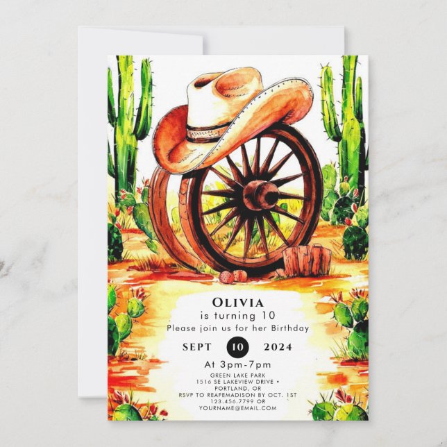 Invitación Aniversario del niño de la vaca de Cute (Anverso)