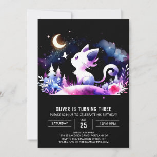 Invitación Aniversario del Pequeño Gato Encantado