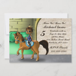 Invitación Aniversario del príncipe norteamericano de África