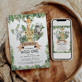 Invitación Aniversario del Safari de la Selva Tropical