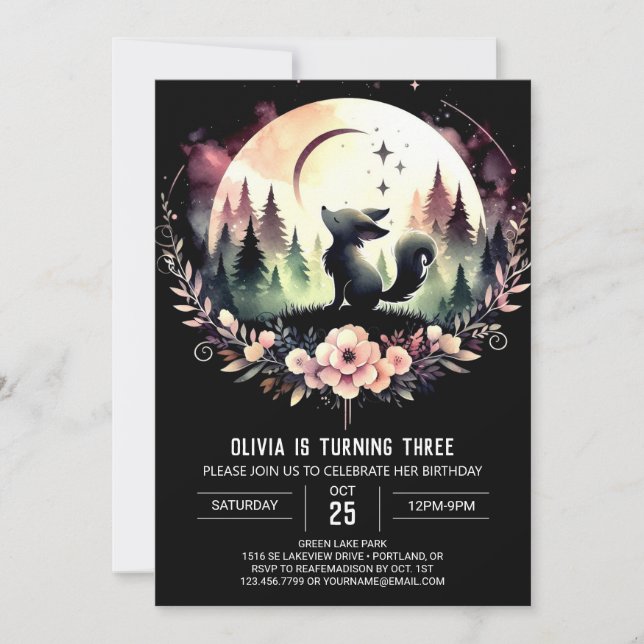 Invitación Aniversario del sueño de la selva (Anverso)