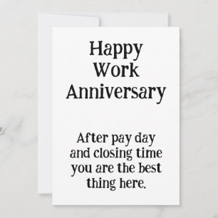 Invitación Aniversario del trabajo de coworker