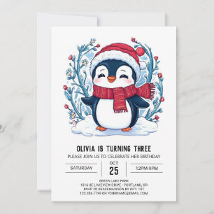 Invitación Aniversario digital del Pingüino Extraordinario