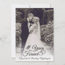 Aniversario elegante # AÑOS EN FOREVER