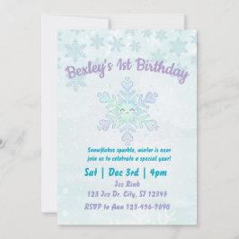 Invitación Aniversario especial del Copo de Nieve